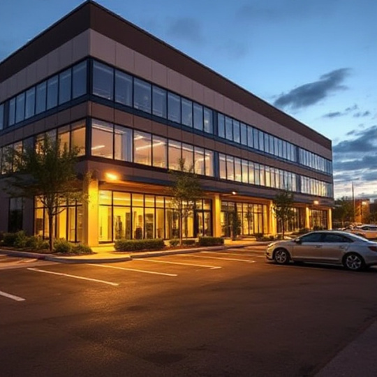 Commercial parking lighting